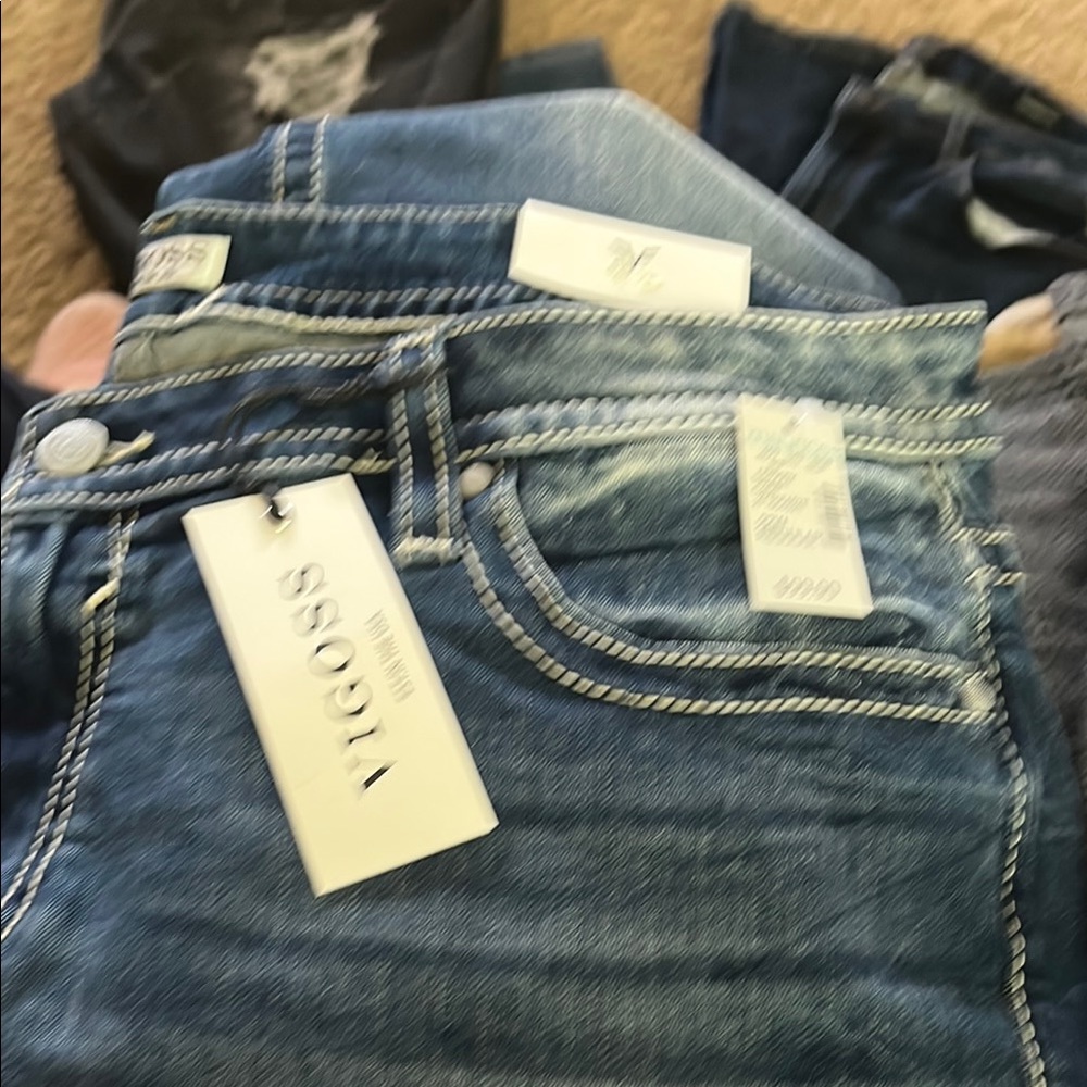 Vigoss Blue Skinny Jeans Medium-Dark Indigo